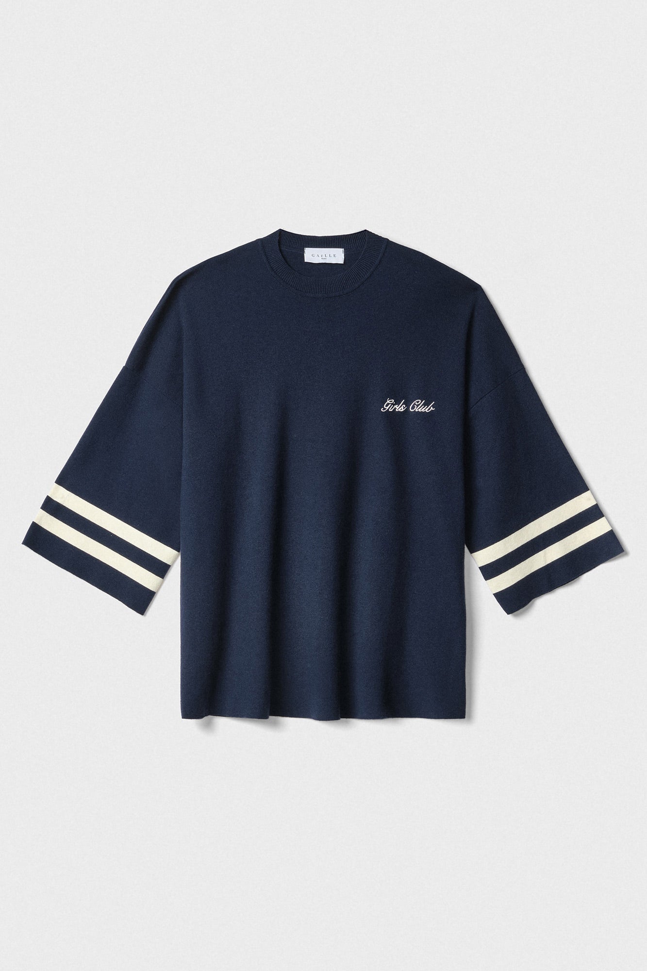 GAELLE PARIS Pullover Donna Maglia Bande-Blu