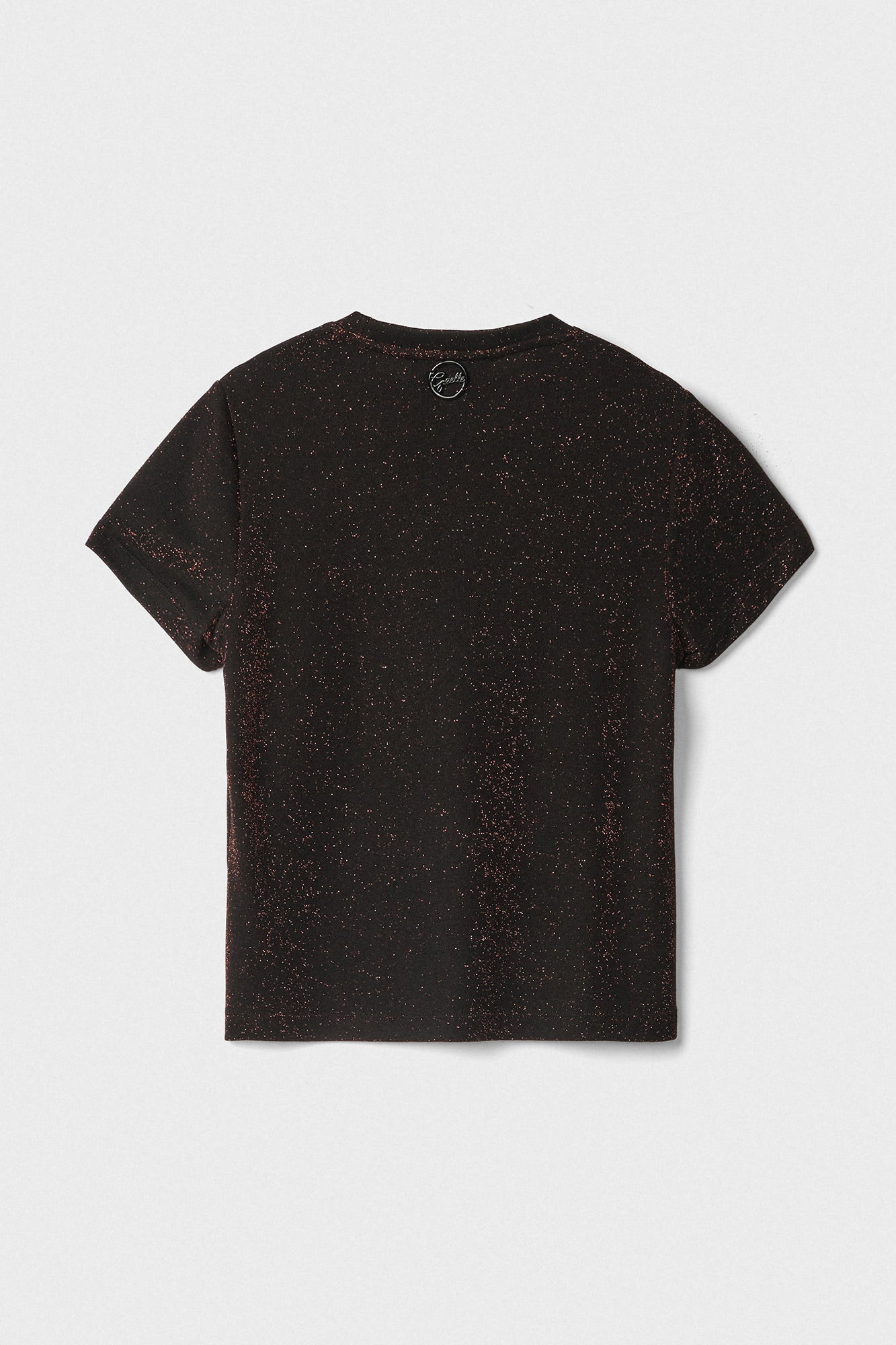 GAELLE PARIS T-Shirt Donna Jersey Lurex-Nero