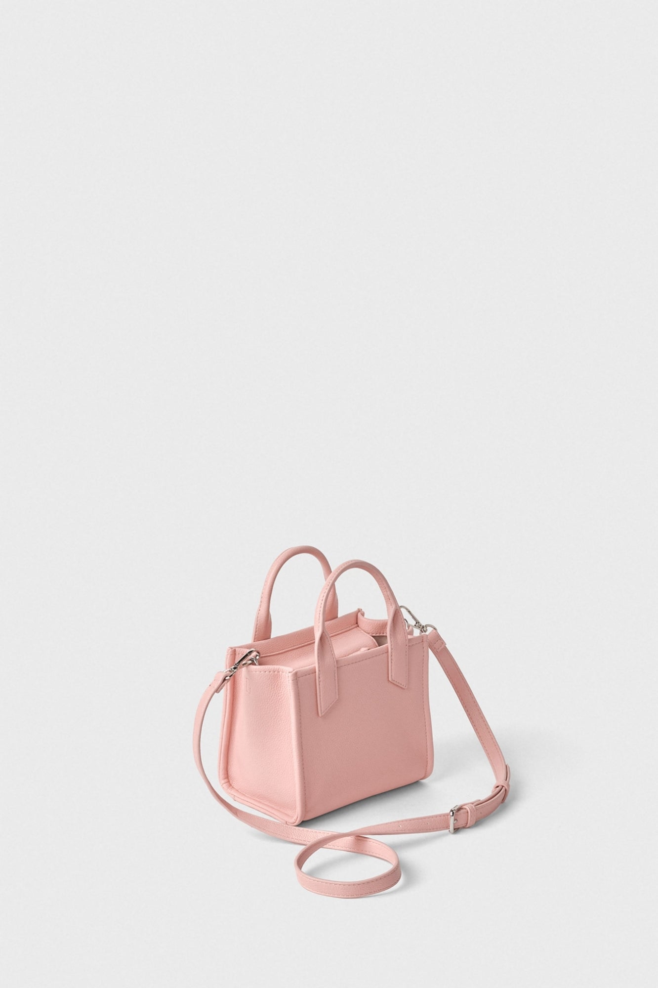 GAELLE PARIS Borsa Mini Shopper Maxi Logo Bottolata-Rosa Cipria