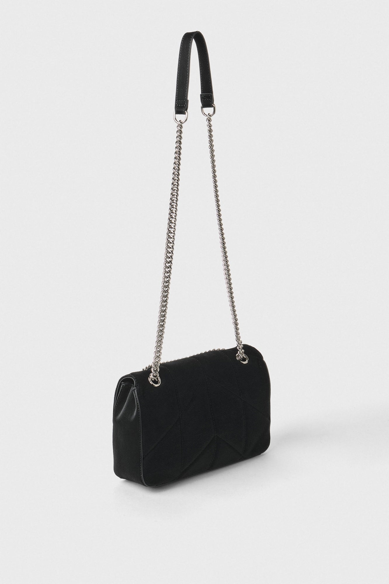 GAELLE PARIS Borsa Regular Shoulder Strap Metal Logo-Nero