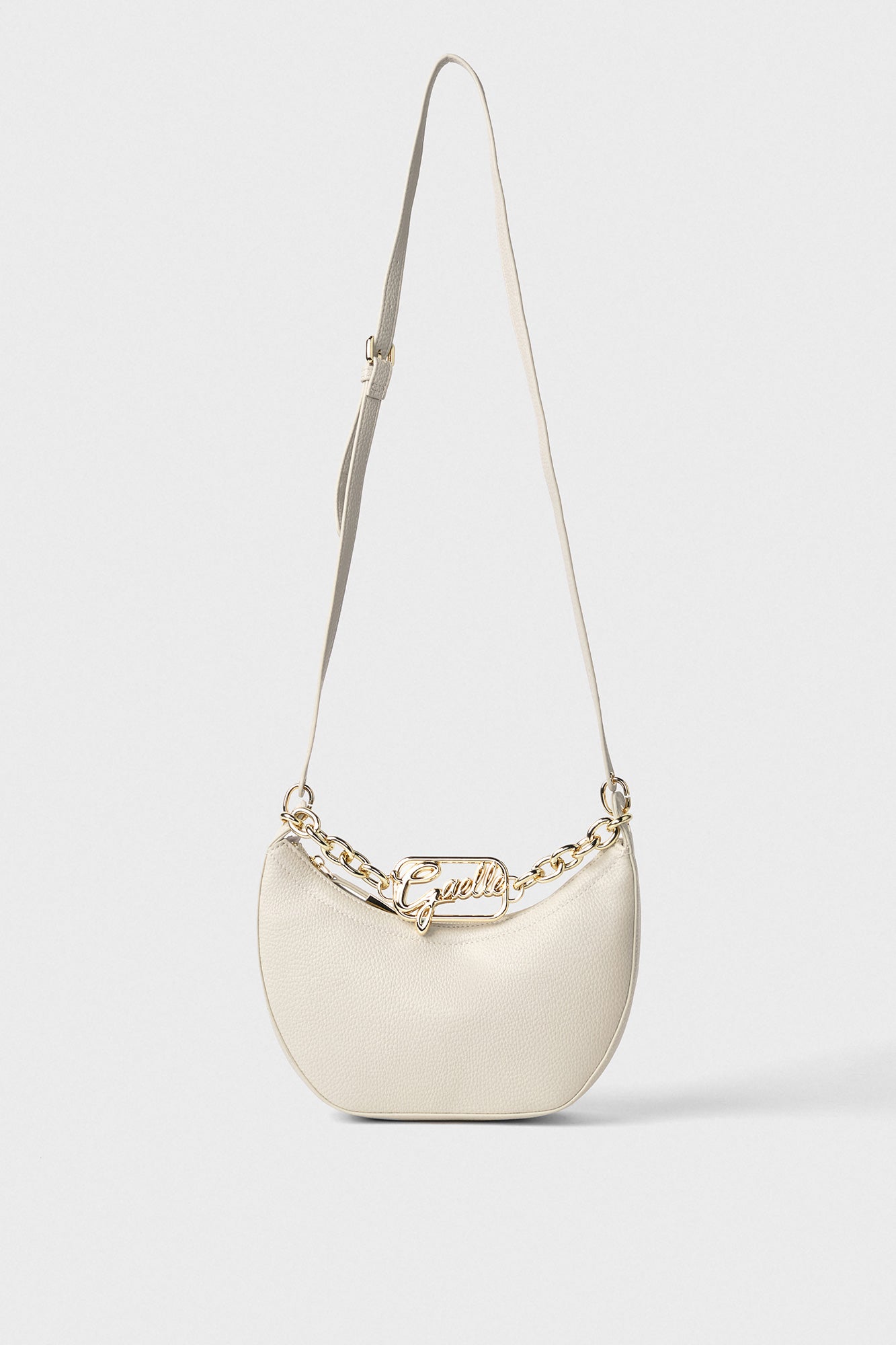 GAELLE PARIS Borsa Mini Moon Corsivo-Burro