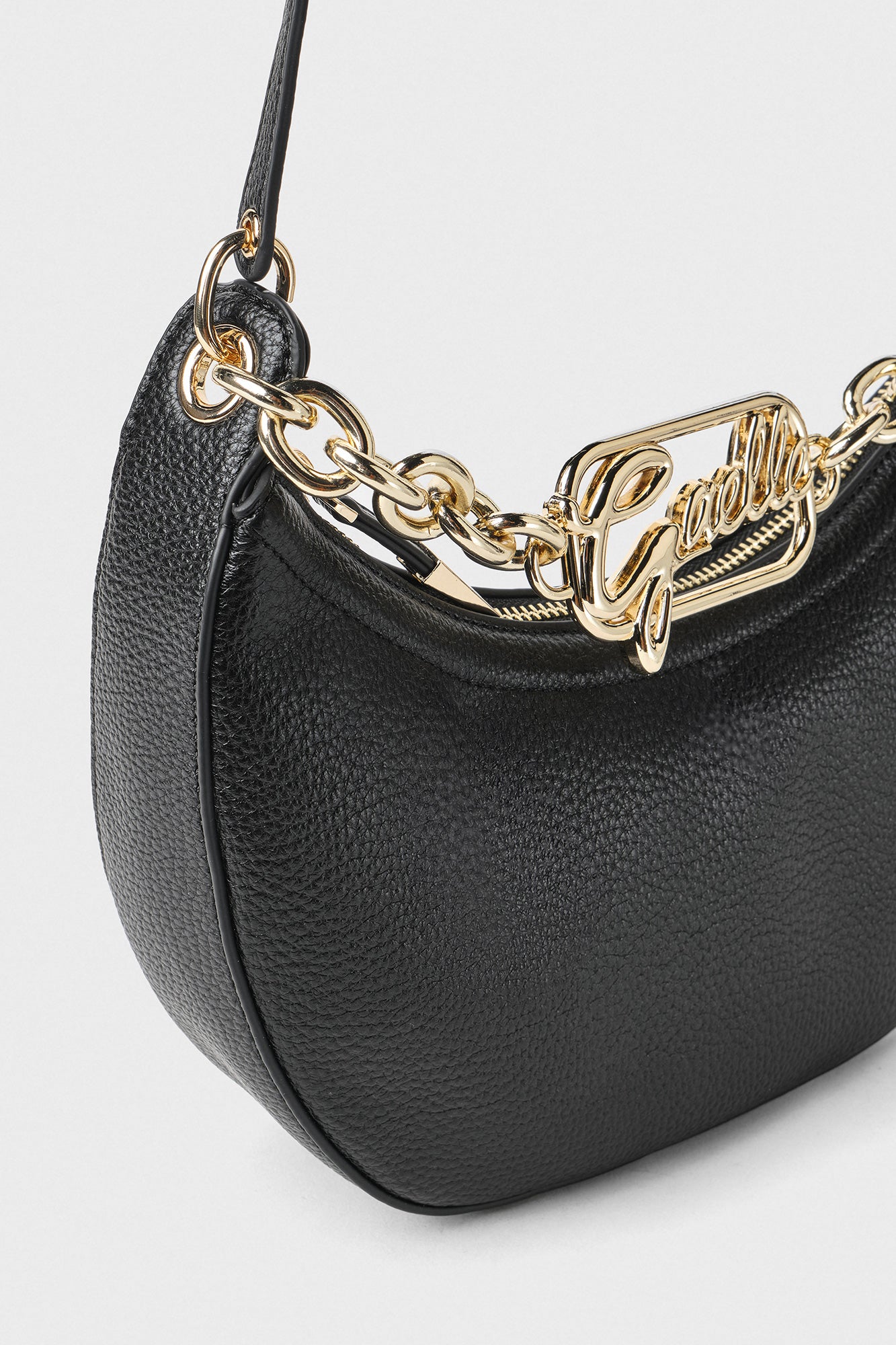 GAELLE PARIS Borsa Mini Moon Corsivo-Nero