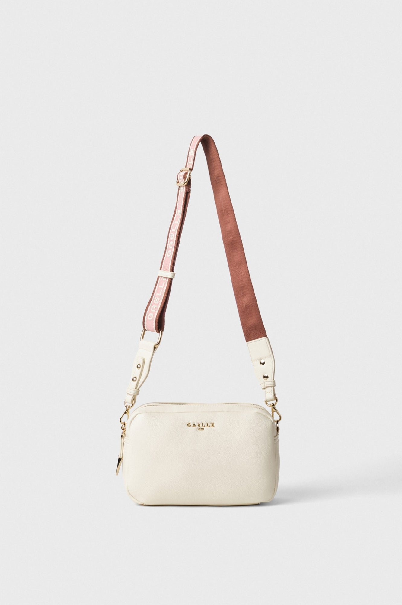 GAELLE PARIS Borsa Regular Camera Bag Tracolla Logo-Burro