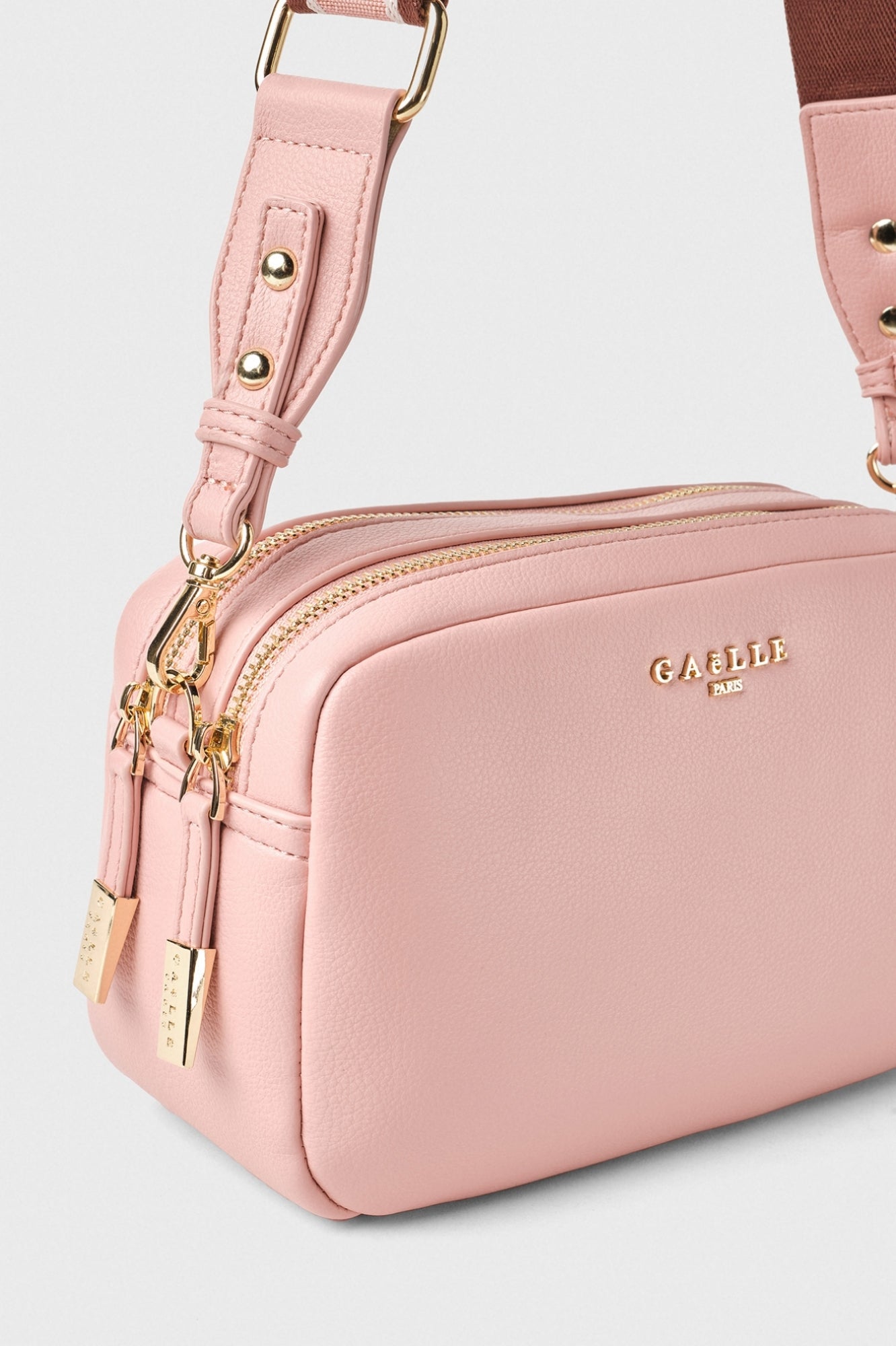 GAELLE PARIS Borsa Regular Camera Bag Tracolla Logo-Rosa