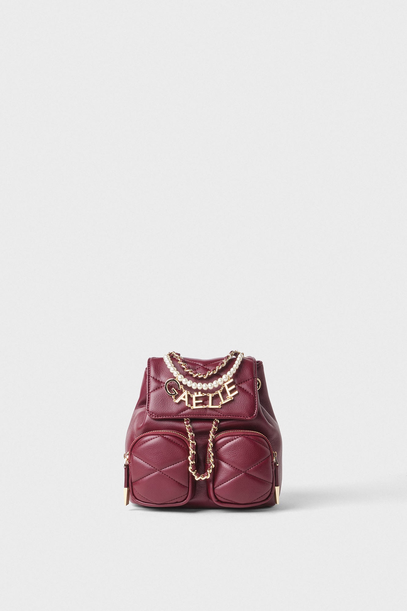 GAELLE PARIS Mini zaino Matelassé-Mosto