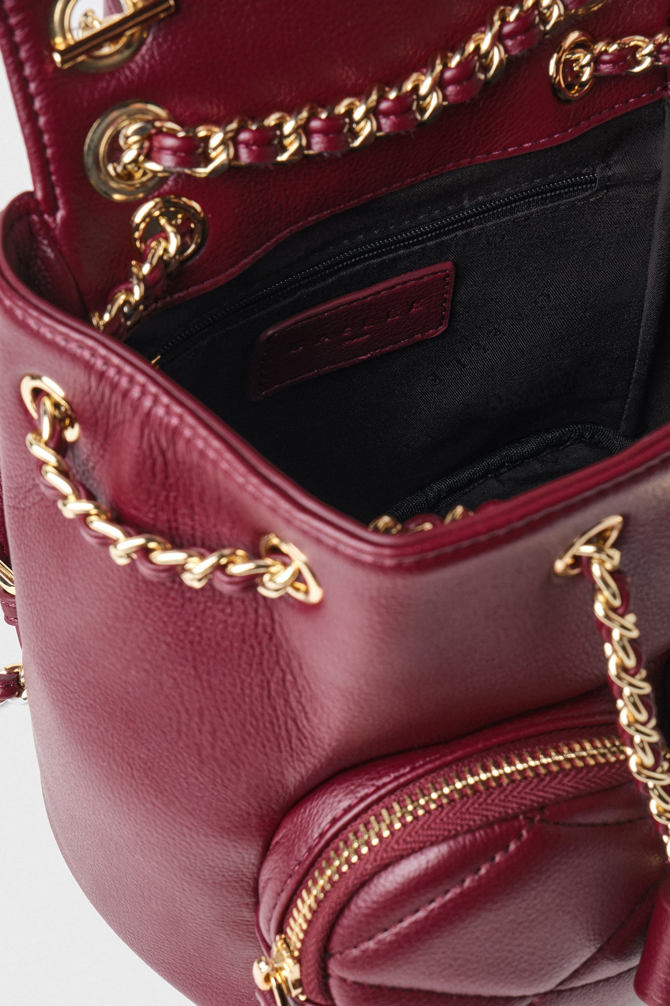 GAELLE PARIS Mini zaino Matelassé-Mosto