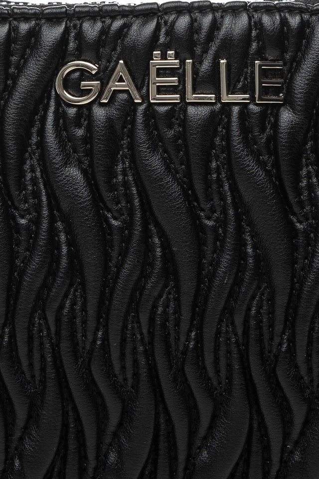 GAELLE PARIS Mini Pochette Plissé-Nero