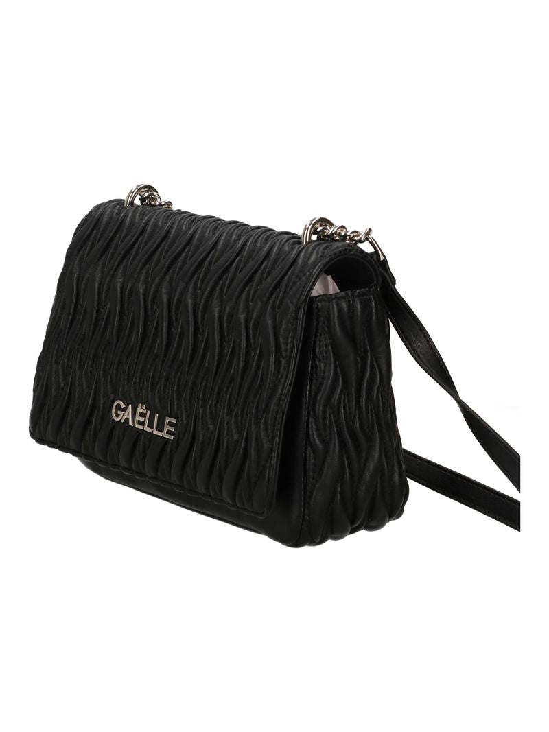 GAELLE PARIS Borsa Regular Shoulder Strap Plissé-Nero