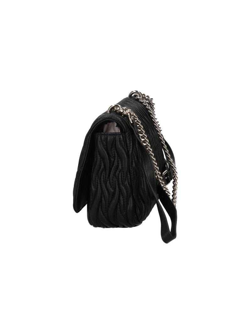 GAELLE PARIS Borsa Regular Shoulder Strap Plissé-Nero