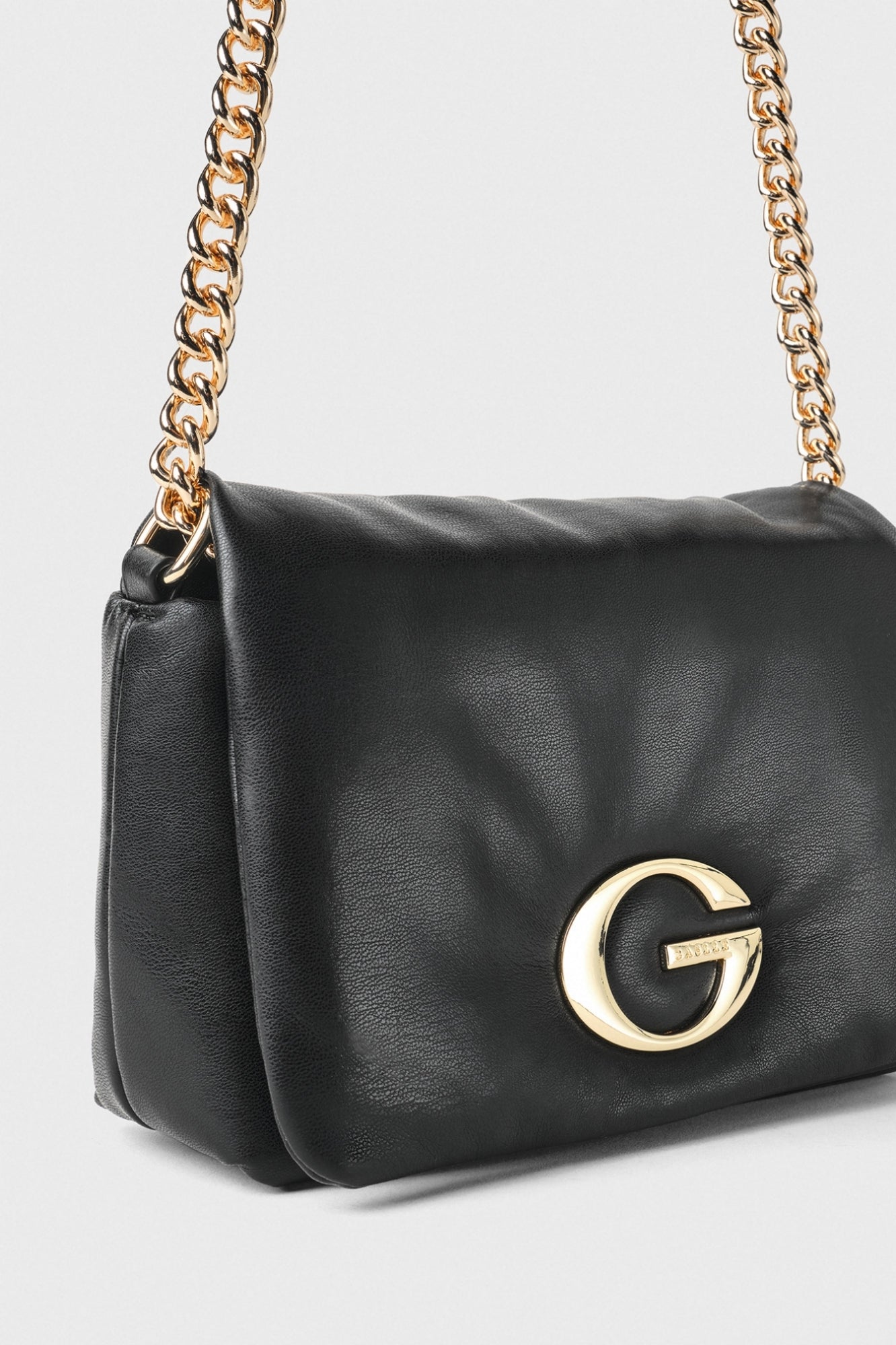 GAELLE PARIS Borsa Mini Shoulder Strap Puffer-Nero