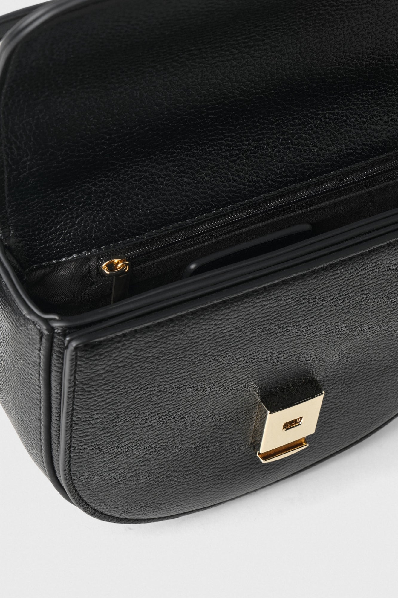 GAELLE PARIS Borsa Mini hand bag maxi catena Ecomontone-Nero