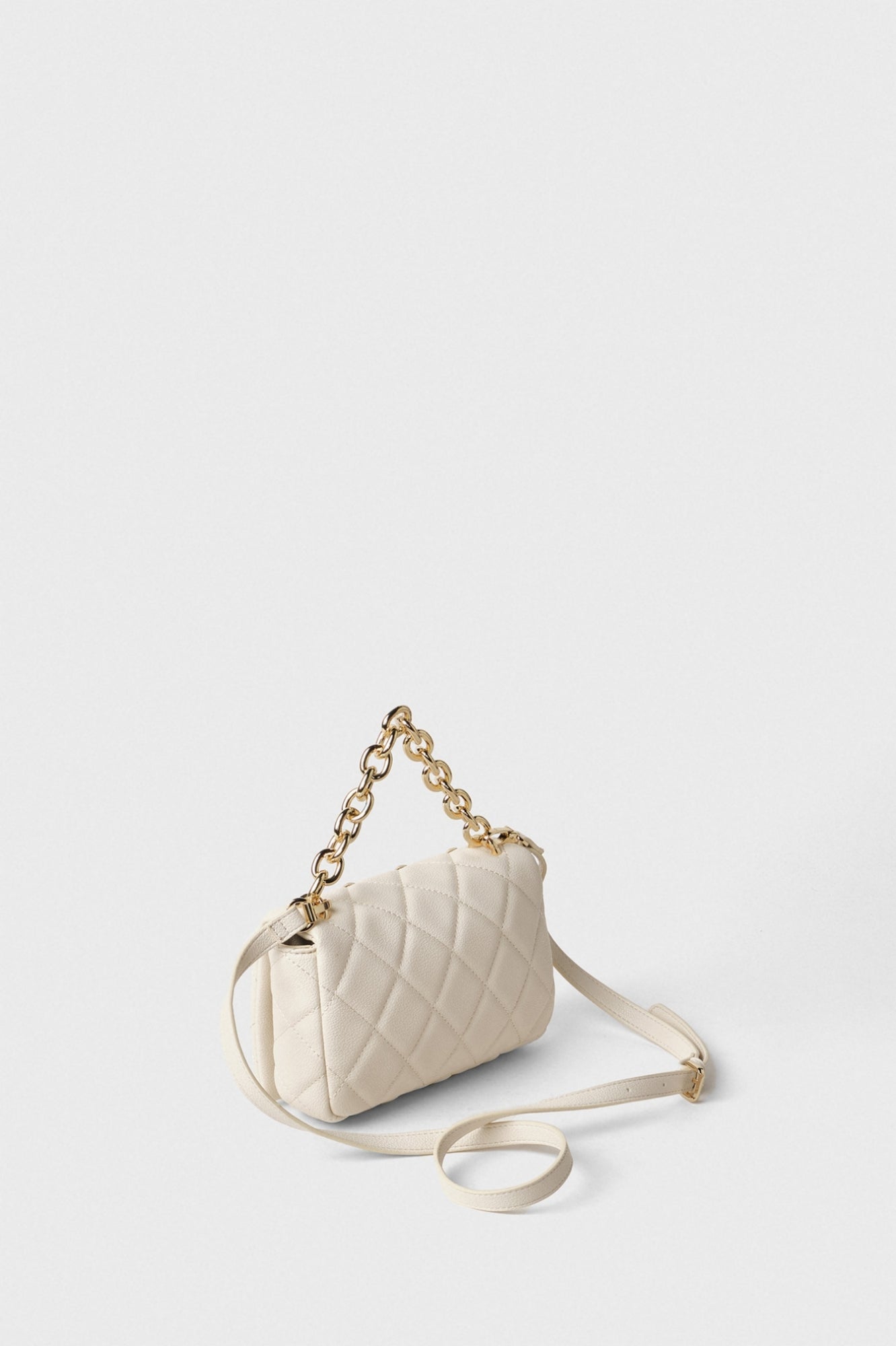 GAELLE PARIS Borsa Mini shoulder strap borchie-Panna