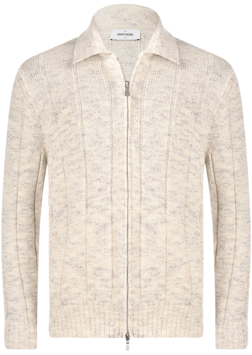 GRAN SASSO Cardigan Uomo Coste Vanisé-Panna
