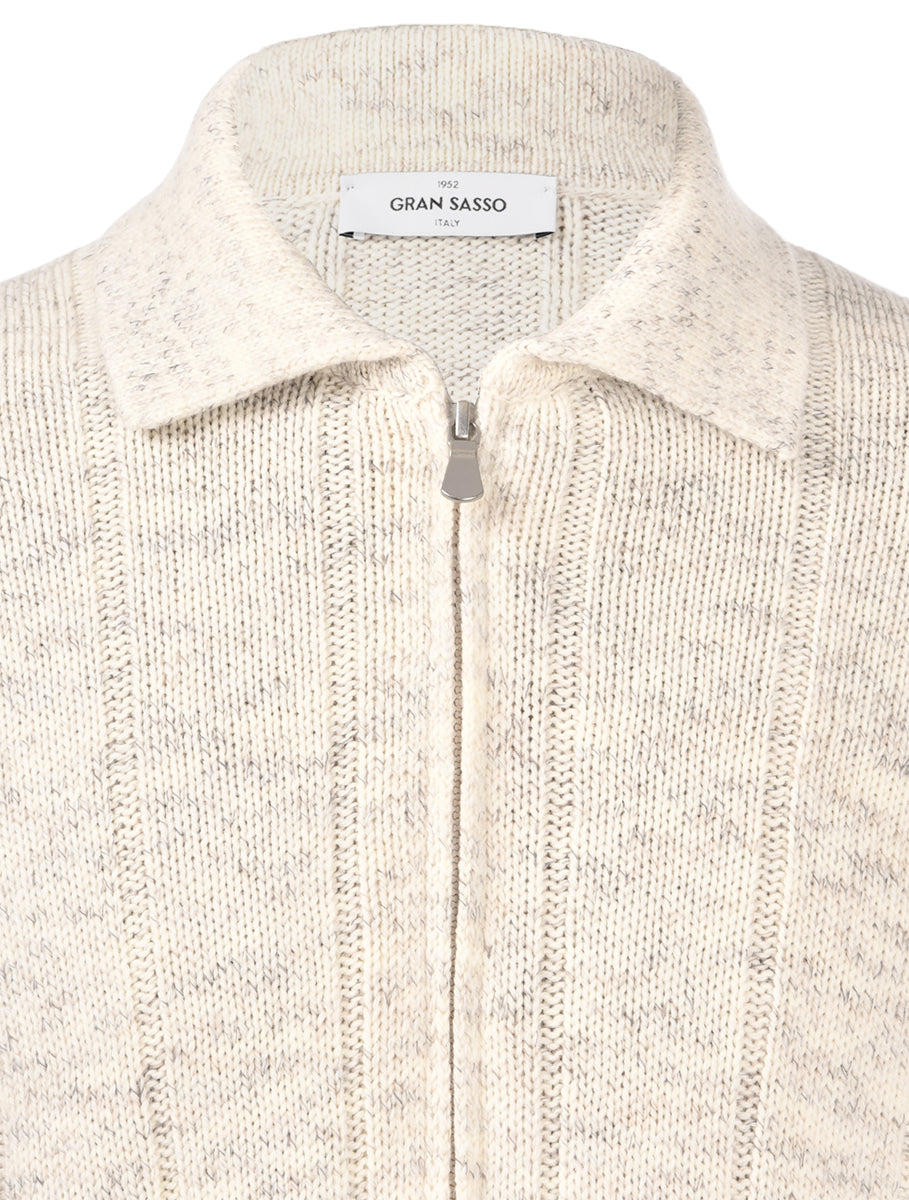 GRAN SASSO Cardigan Uomo Coste Vanisé-Panna
