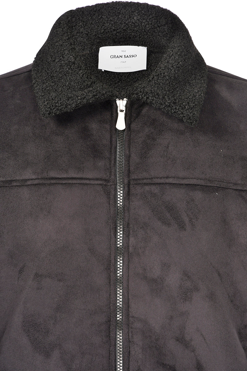 GRAN SASSO Giubbino Uomo Ecomontone-Nero