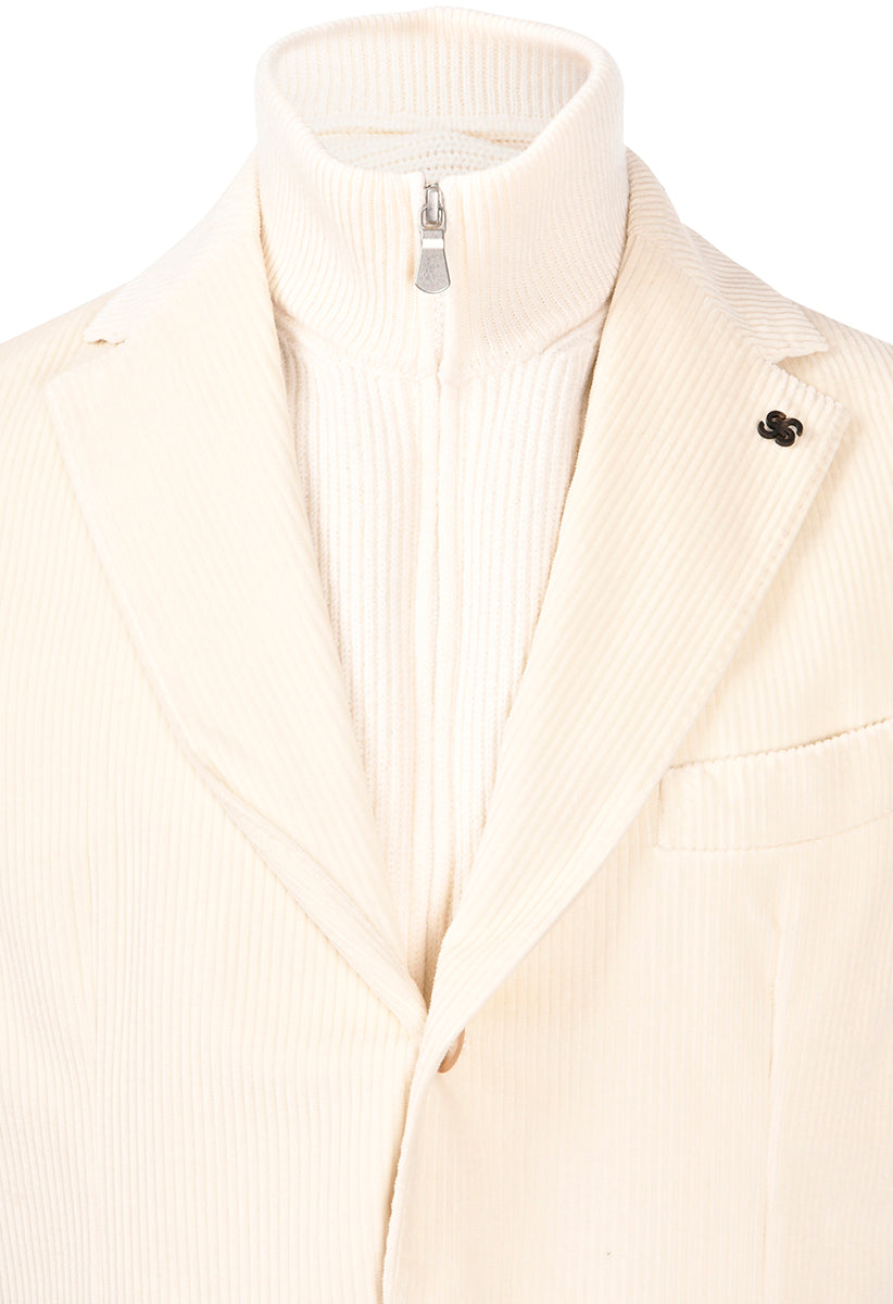 GRAN SASSO Giacca Uomo Lana Tecnica-Blu Navy