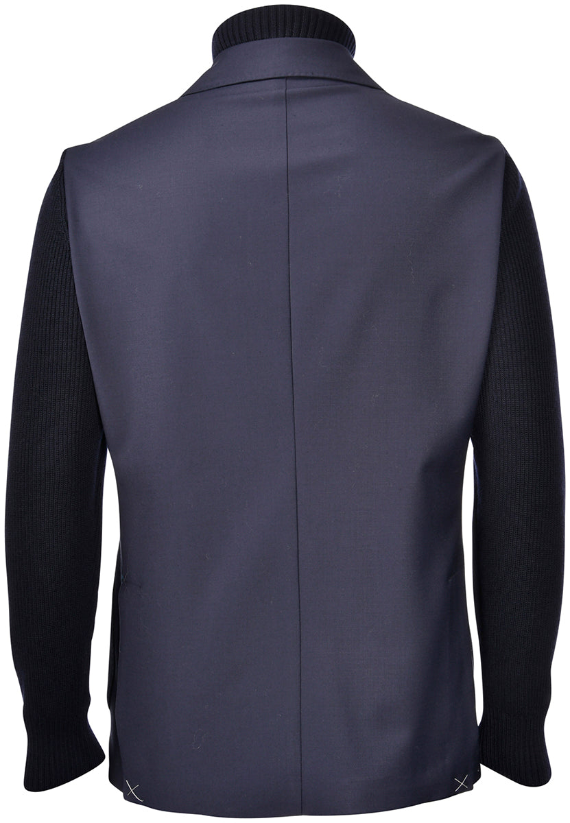 GRAN SASSO Giacca Uomo Lana Tecnica-Blu Navy