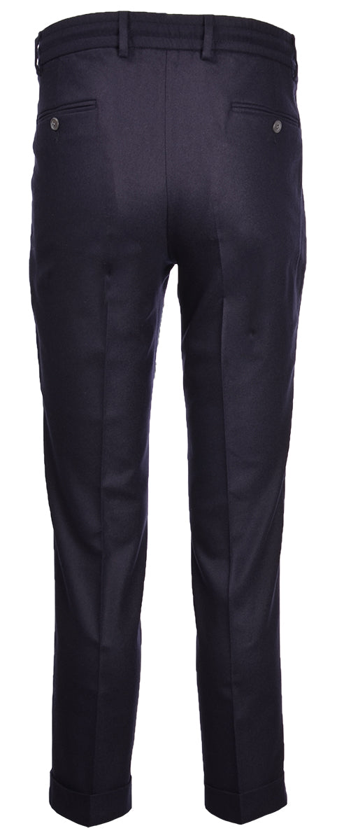 GRAN SASSO Pantalone Uomo Flanella-Blu Navy