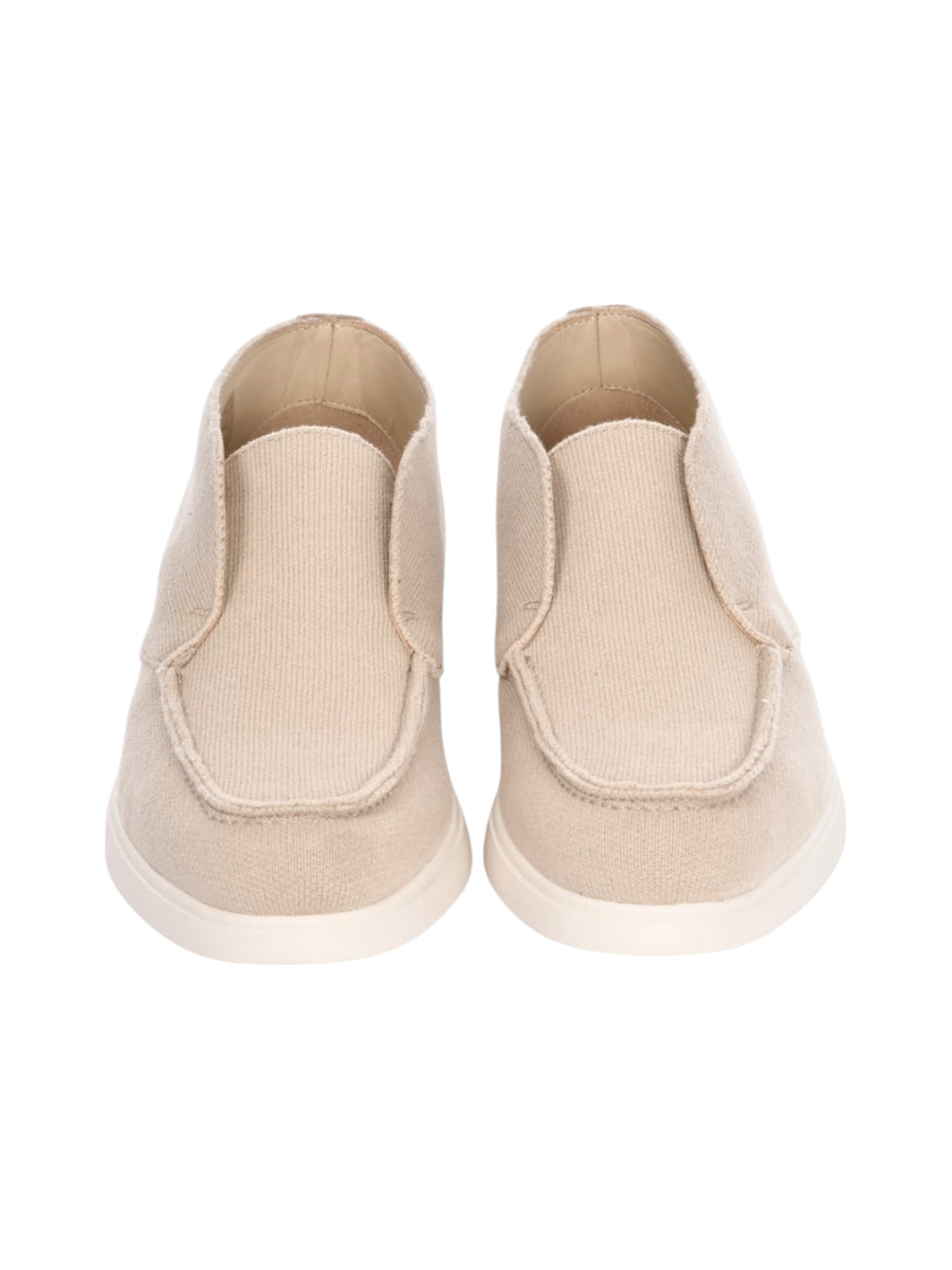 GRAN SASSO Scarpa Uomo Slip-On Maglia-Beige