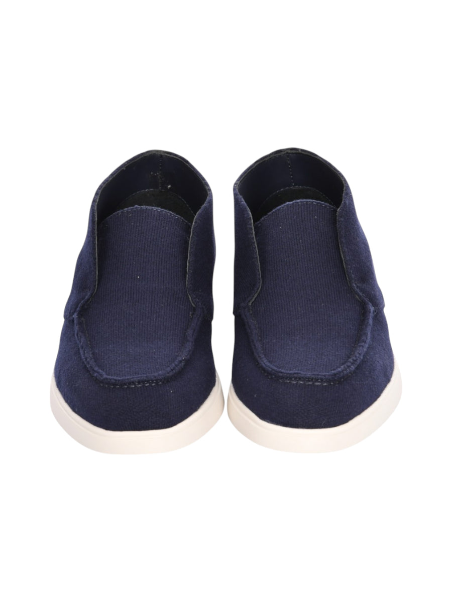 GRAN SASSO Scarpa Uomo Slip-On Maglia-Blu Navy