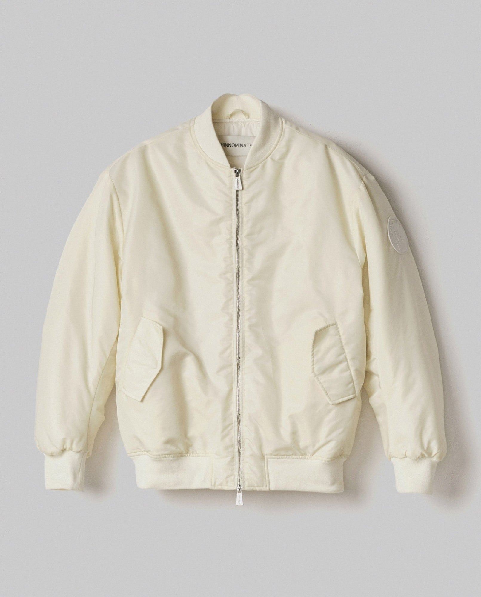 HINNOMINATE Bomber Donna Oversize-Bianco Burro