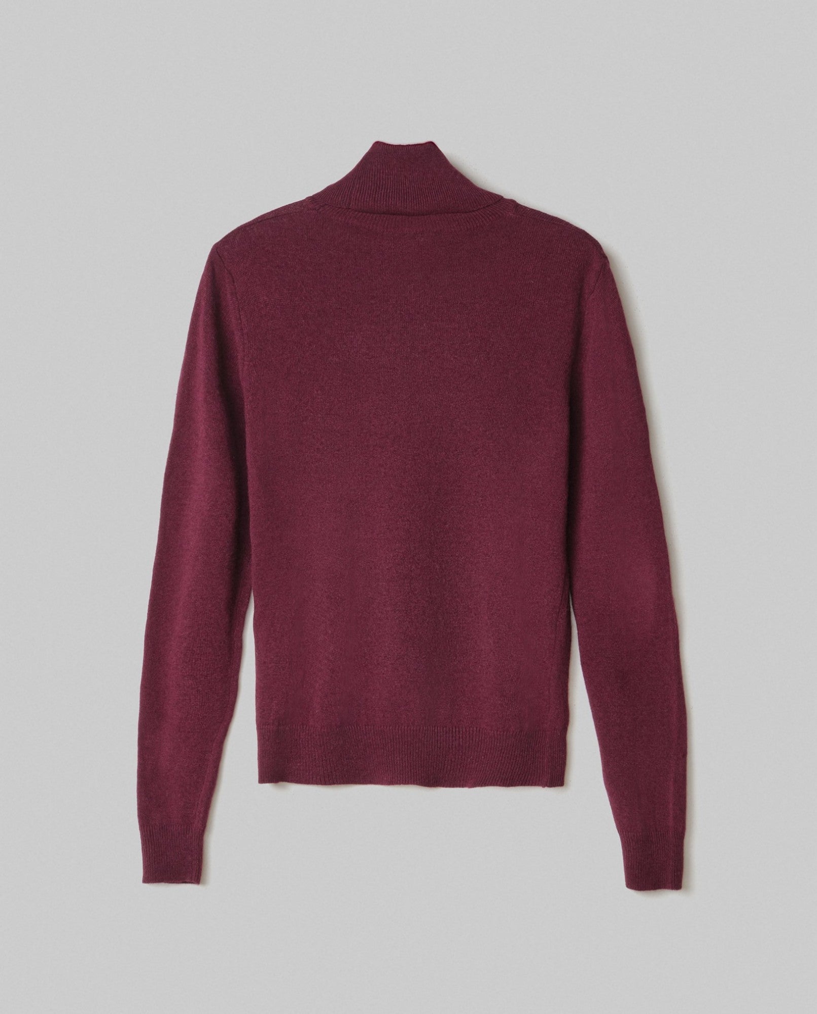 HINNOMINATE Maglia Donna Dolcevita Logo Jacquard-Bordeaux