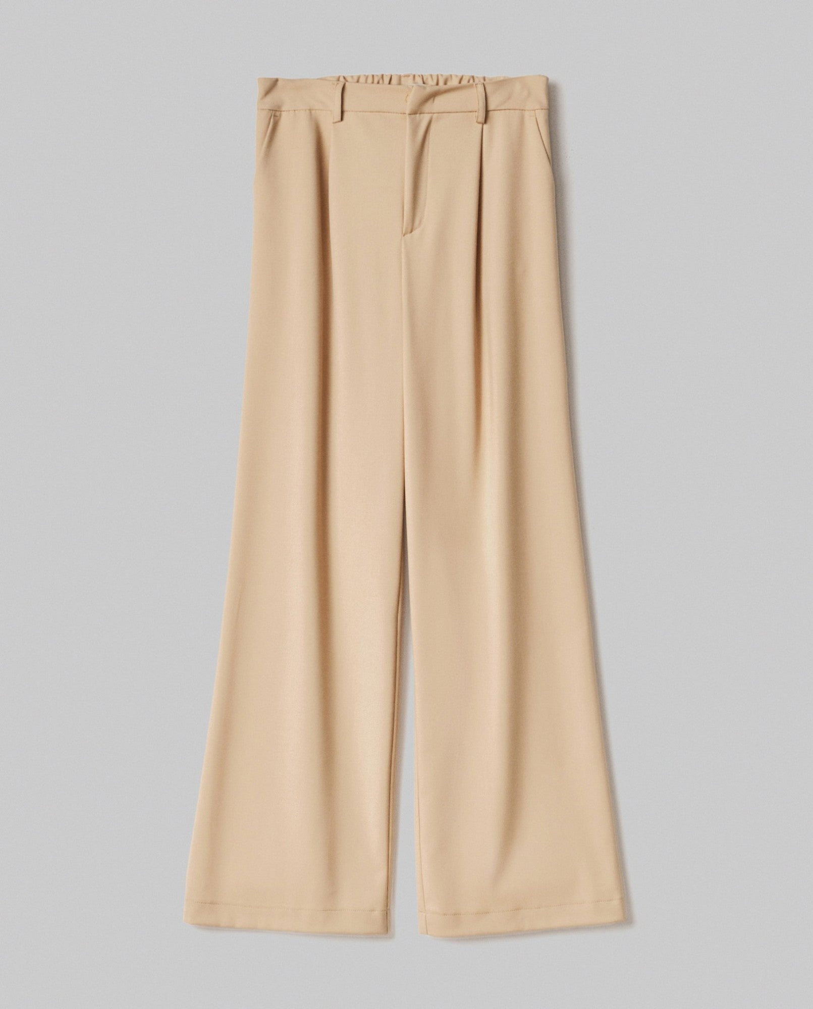 HINNOMINATE Pantalone Donna Twill Pinces-Beige Sand