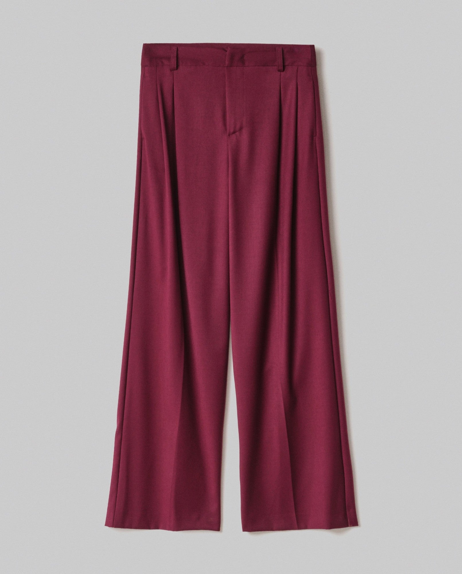 HINNOMINATE Pantalone Donna Over Twill-Bordeaux