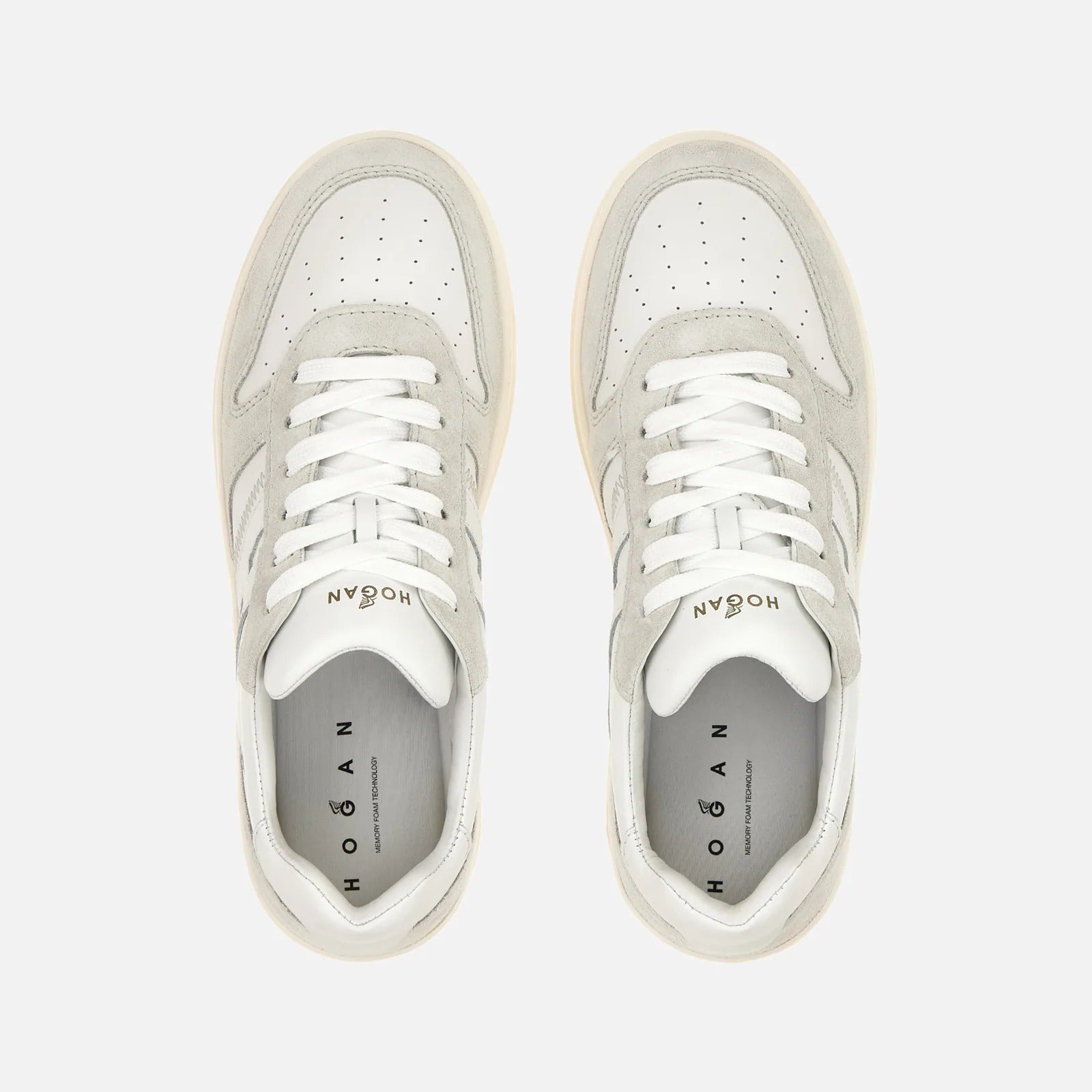 HOGAN Sneaker Uomo H630-Bianco Grigio