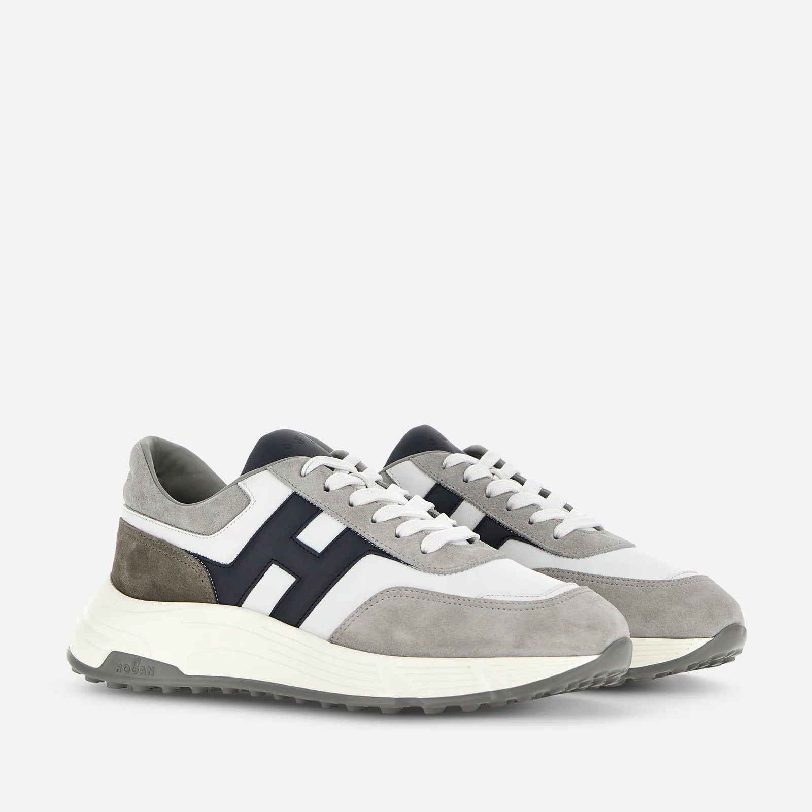HOGAN Sneaker Uomo HYPERLIGHT-Grigio Blu Bianco