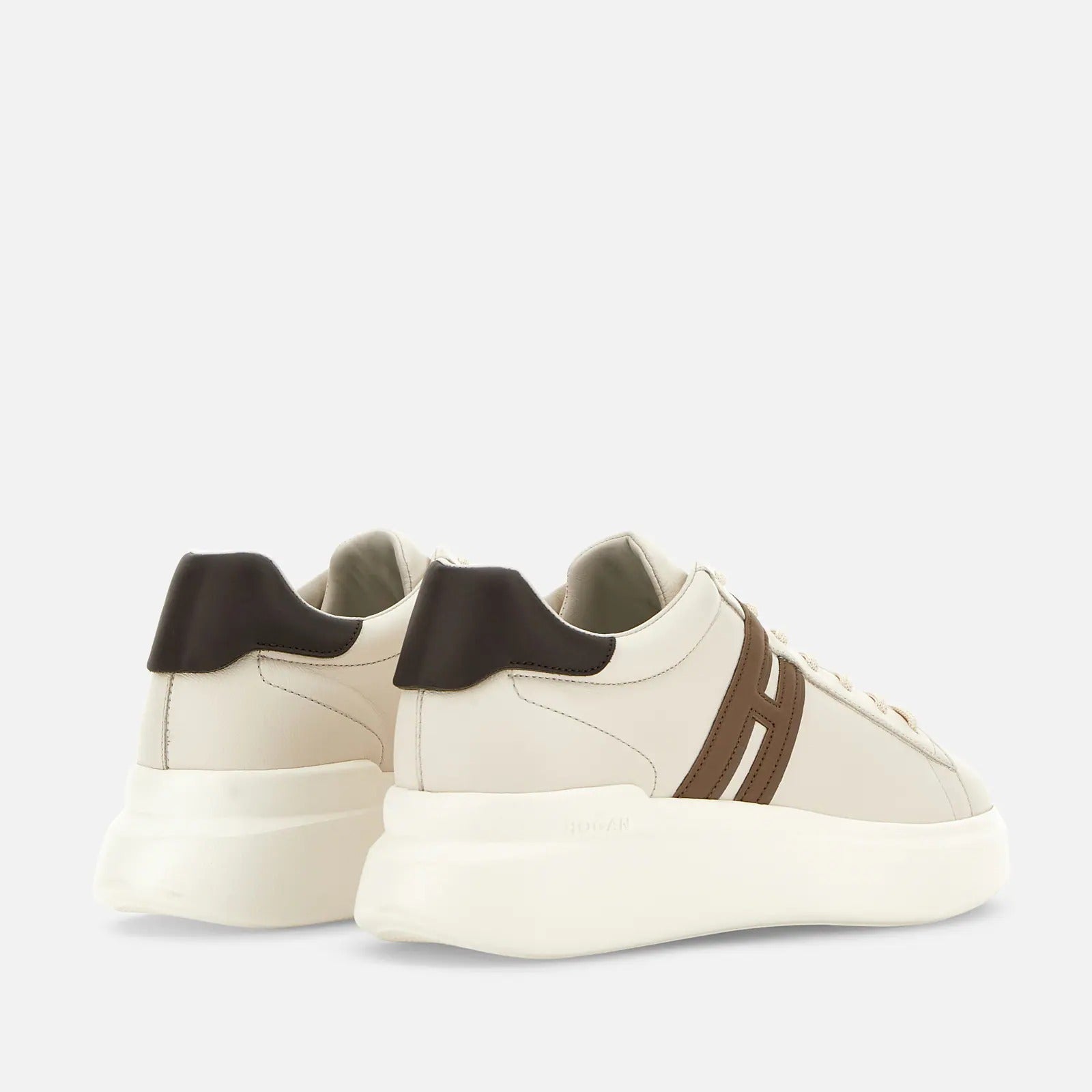 HOGAN Sneaker Uomo H580-Avorio Marrone
