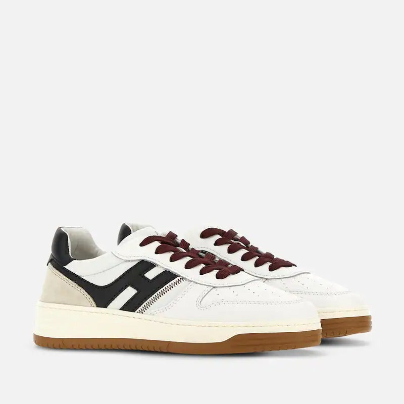 HOGAN Sneaker Uomo H630-Bianco Nero