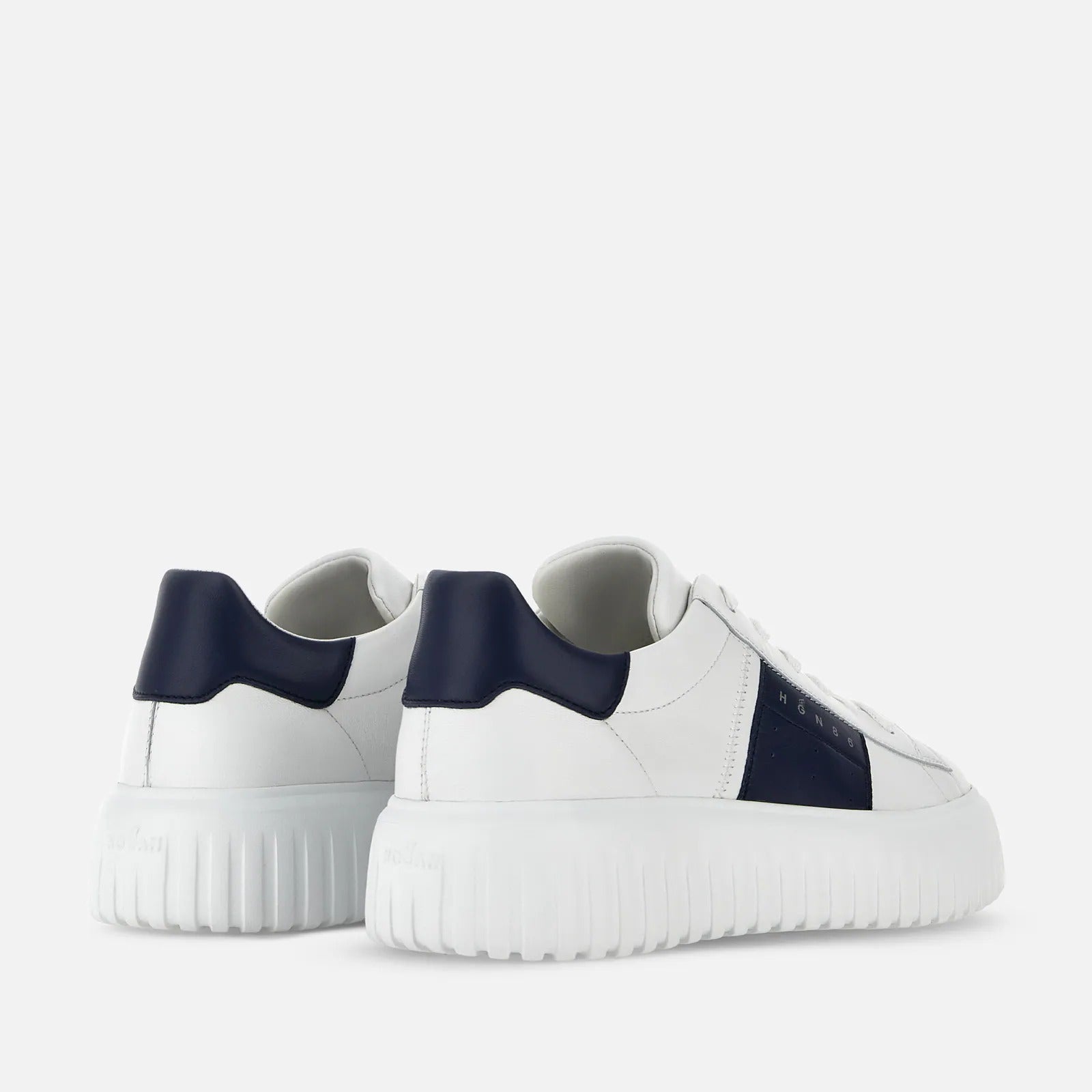 HOGAN Sneaker Uomo H-Stripes-Bianco Blu