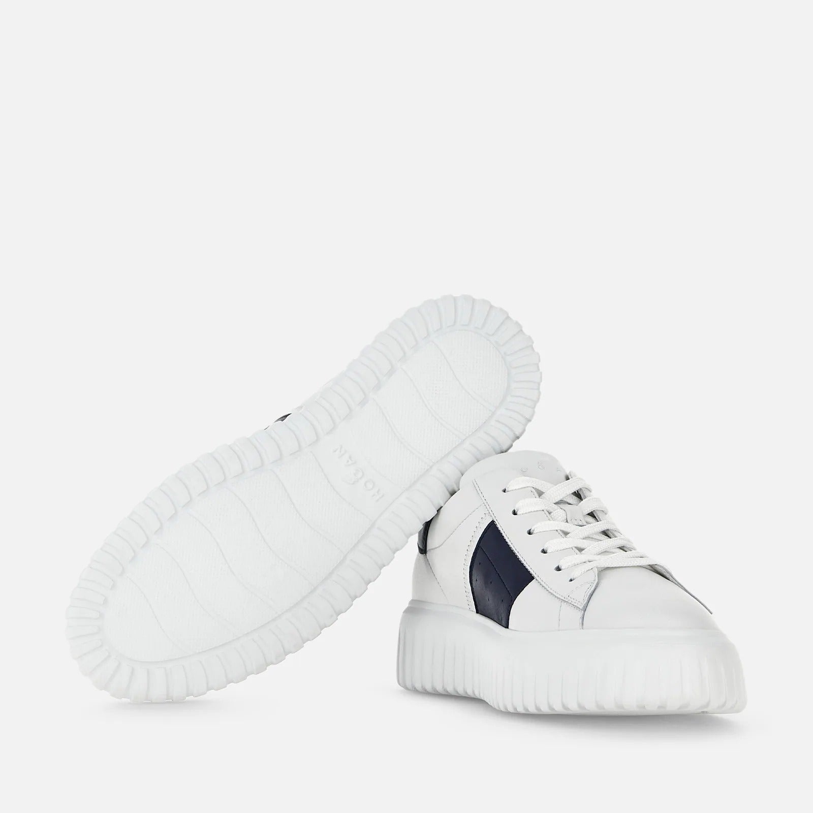 HOGAN Sneaker Uomo H-Stripes-Bianco Blu