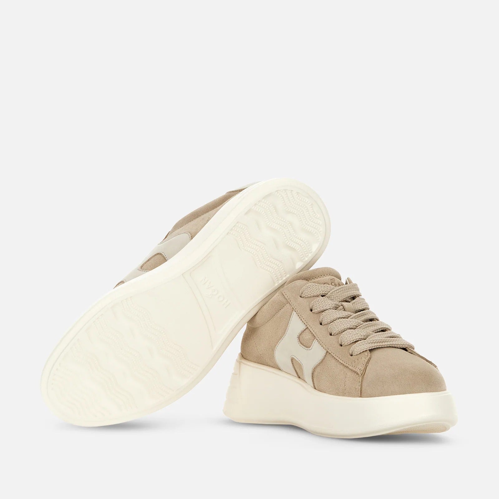 HOGAN SNEAKER Donna REBEL H562-Beige