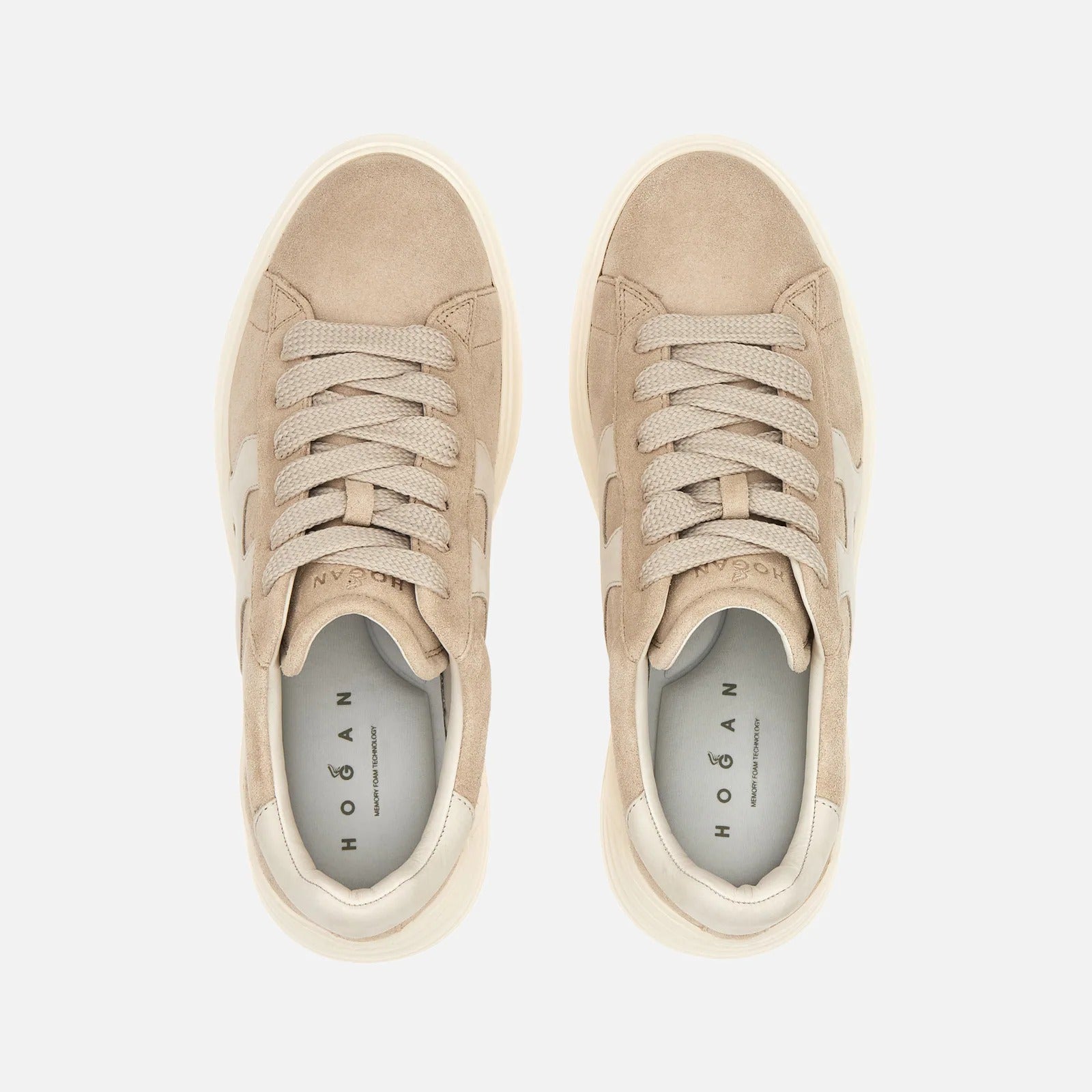 HOGAN SNEAKER Donna REBEL H562-Beige