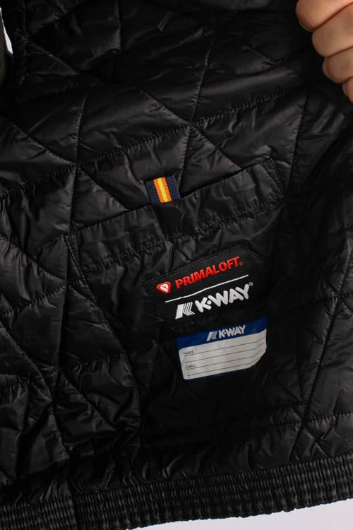 K-WAY Smanicato Uomo Valen plain Warm-Black Pure