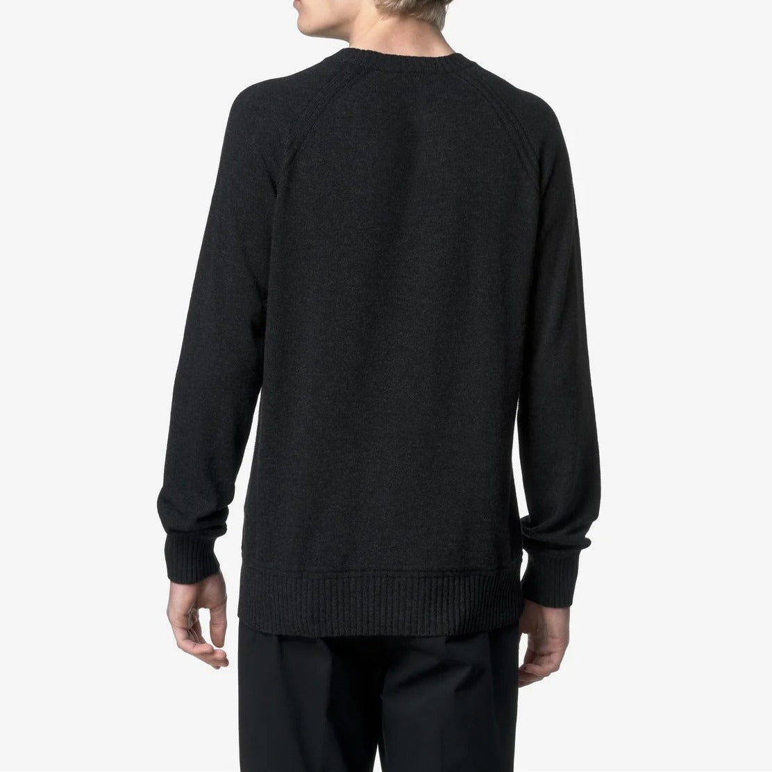 K-WAY Maglione Uomo SEBAS WOOL CASHMERE-Carbon Melange
