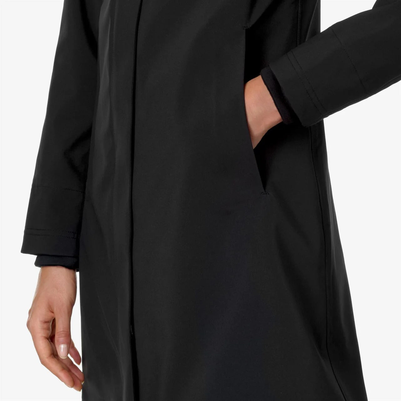 K-WAY Giubbino Donna Stephy Bonded-Black Pure