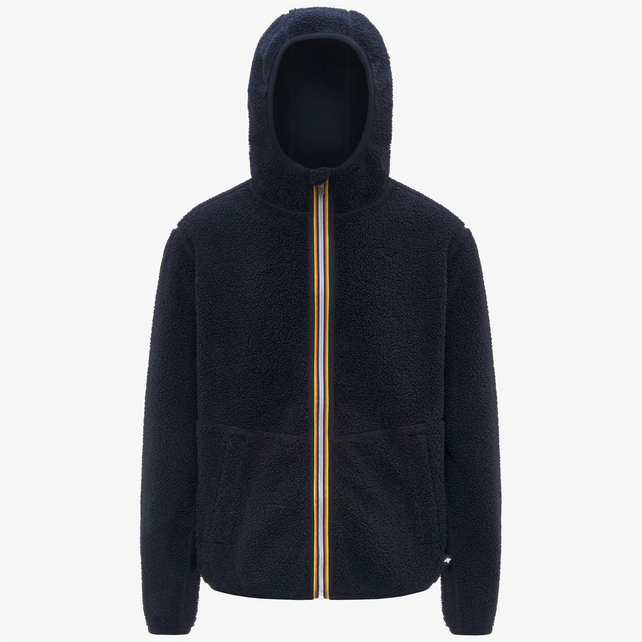 K-WAY Giubbino Uomo Jack Sherpa Polar Reversible-Blue Depth