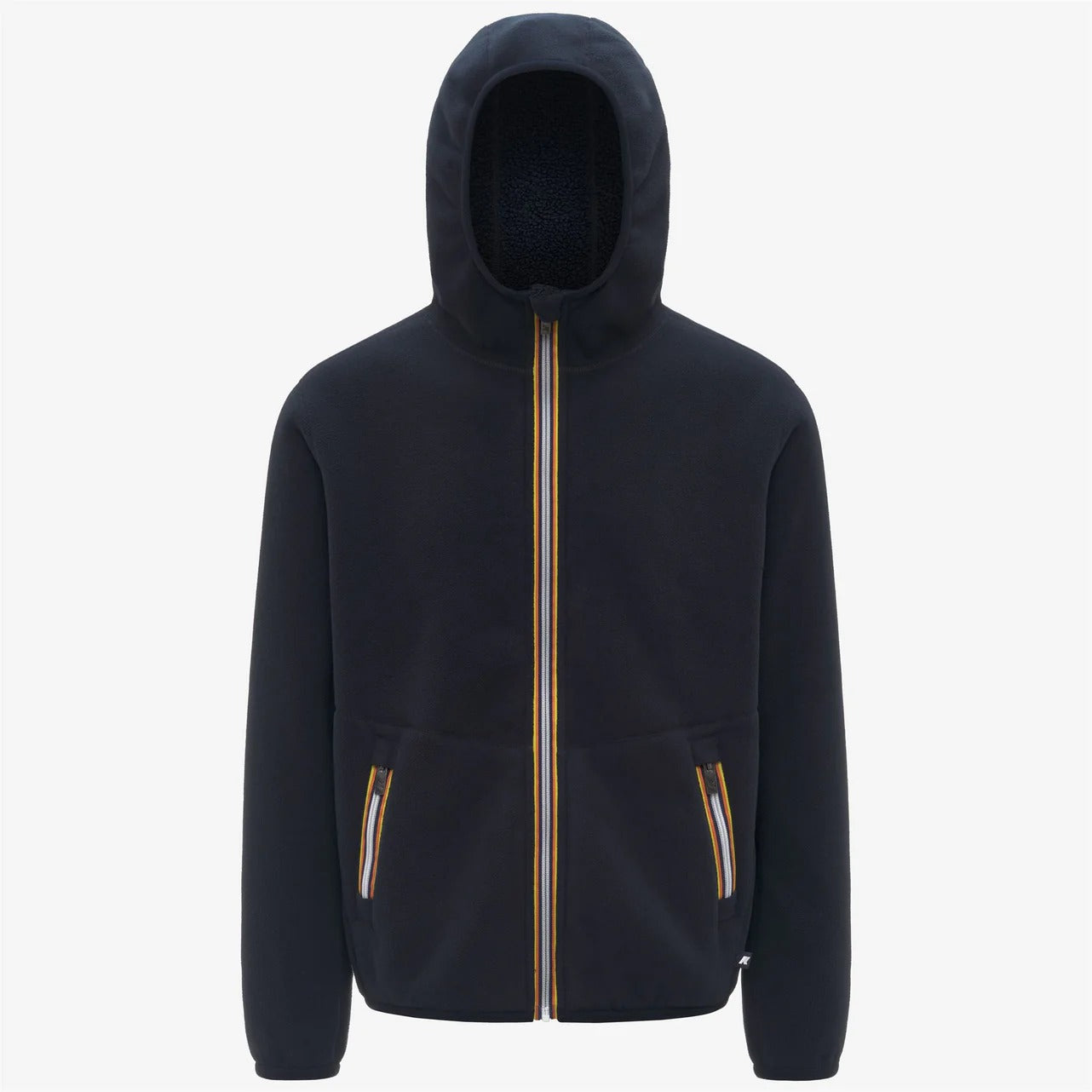 K-WAY Giubbino Uomo Jack Sherpa Polar Reversible-Blue Depth