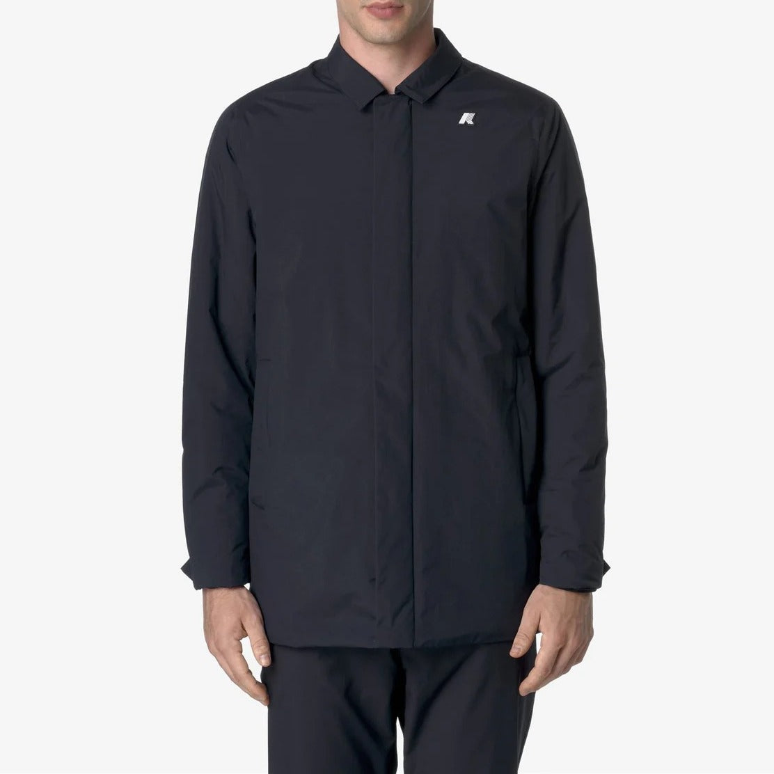 K-WAY Giacca Uomo BENNY WARM OTTOMAN-Blue Depth