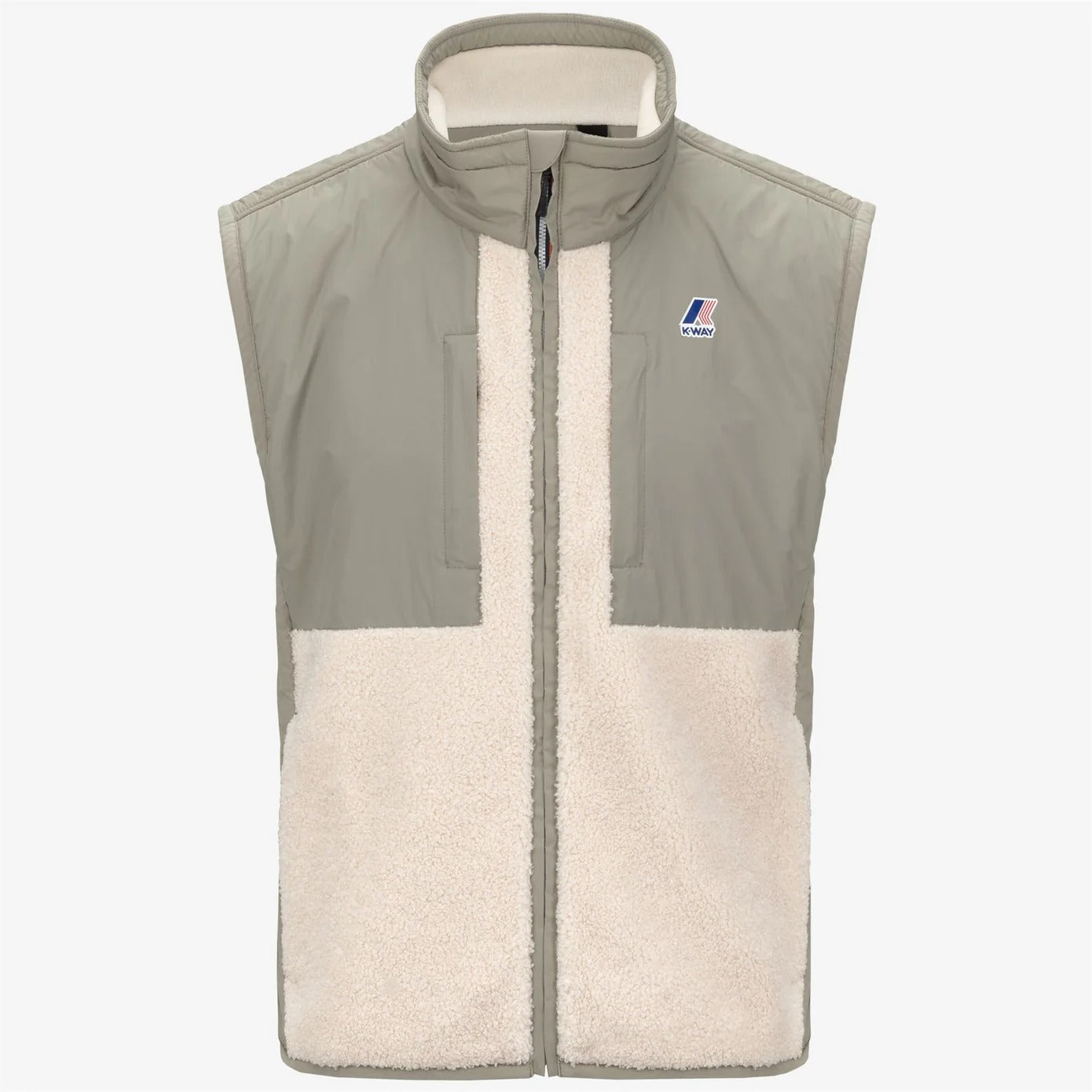 K-WAY Smanicato Uomo Vital 4.0 Orsetto-Green Oak Ecru