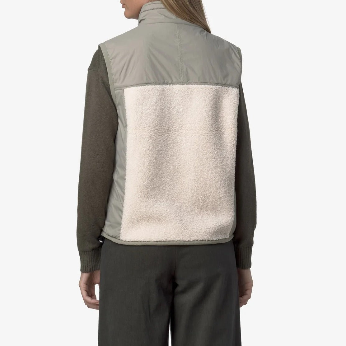 K-WAY Smanicato Uomo Vital 4.0 Orsetto-Green Oak Ecru