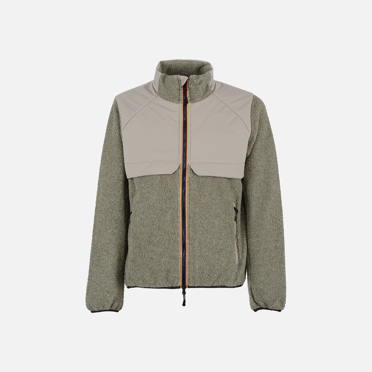 K-WAY Felpa Uomo BORNES W POLAR-Green Oak