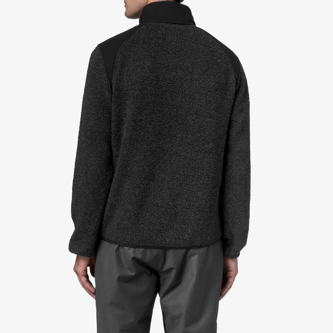 K-WAY Felpa Uomo BORNES W POLAR-Black Pure