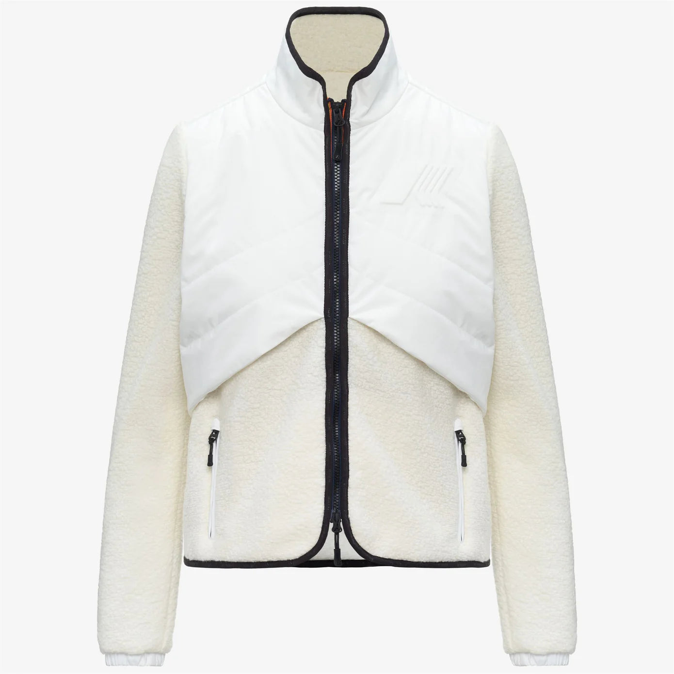 K-WAY Giubbino Donna LUBERON W POLAR-White Gardenia