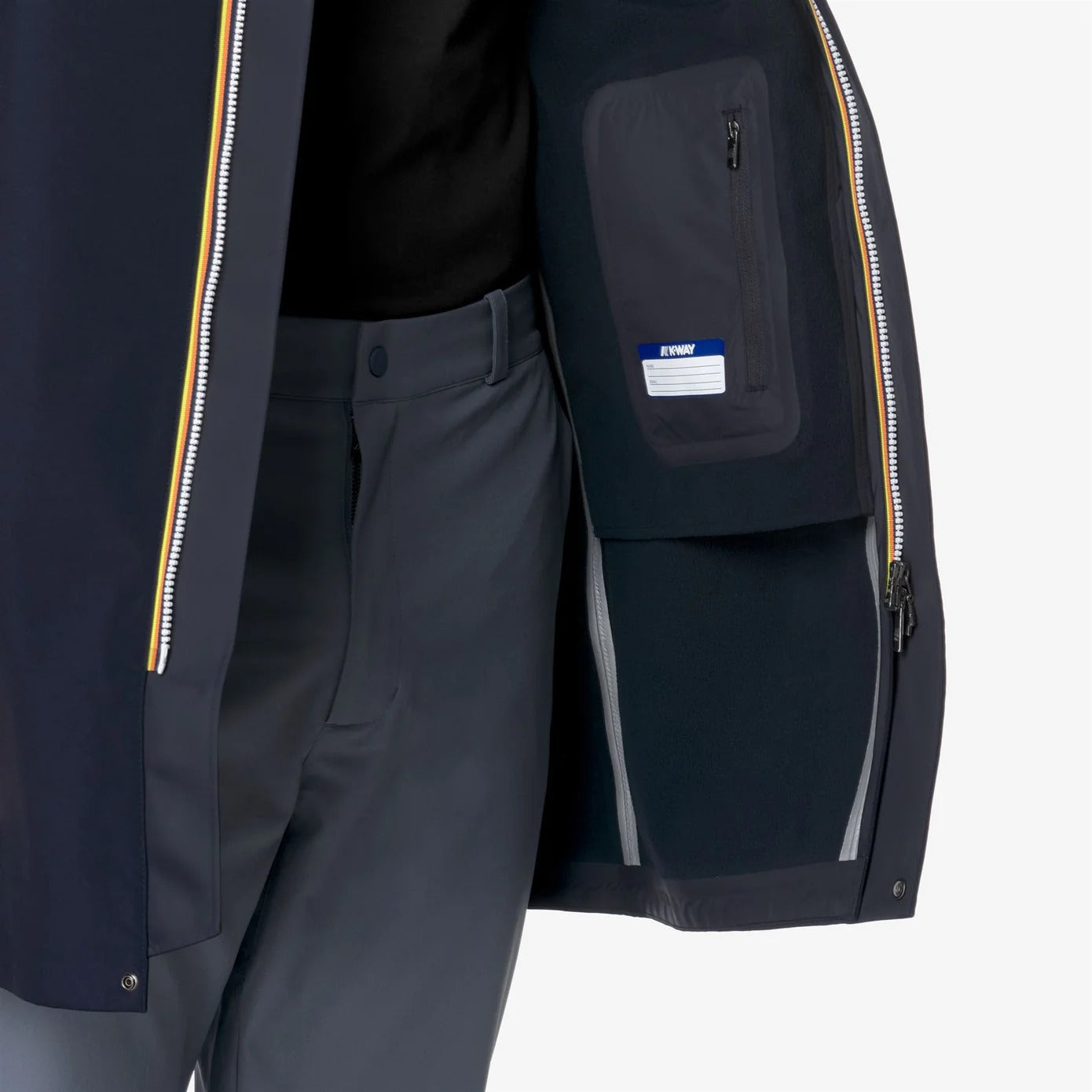 K-WAY Giubbino Uomo THOMAS BONDED-Blue Depth