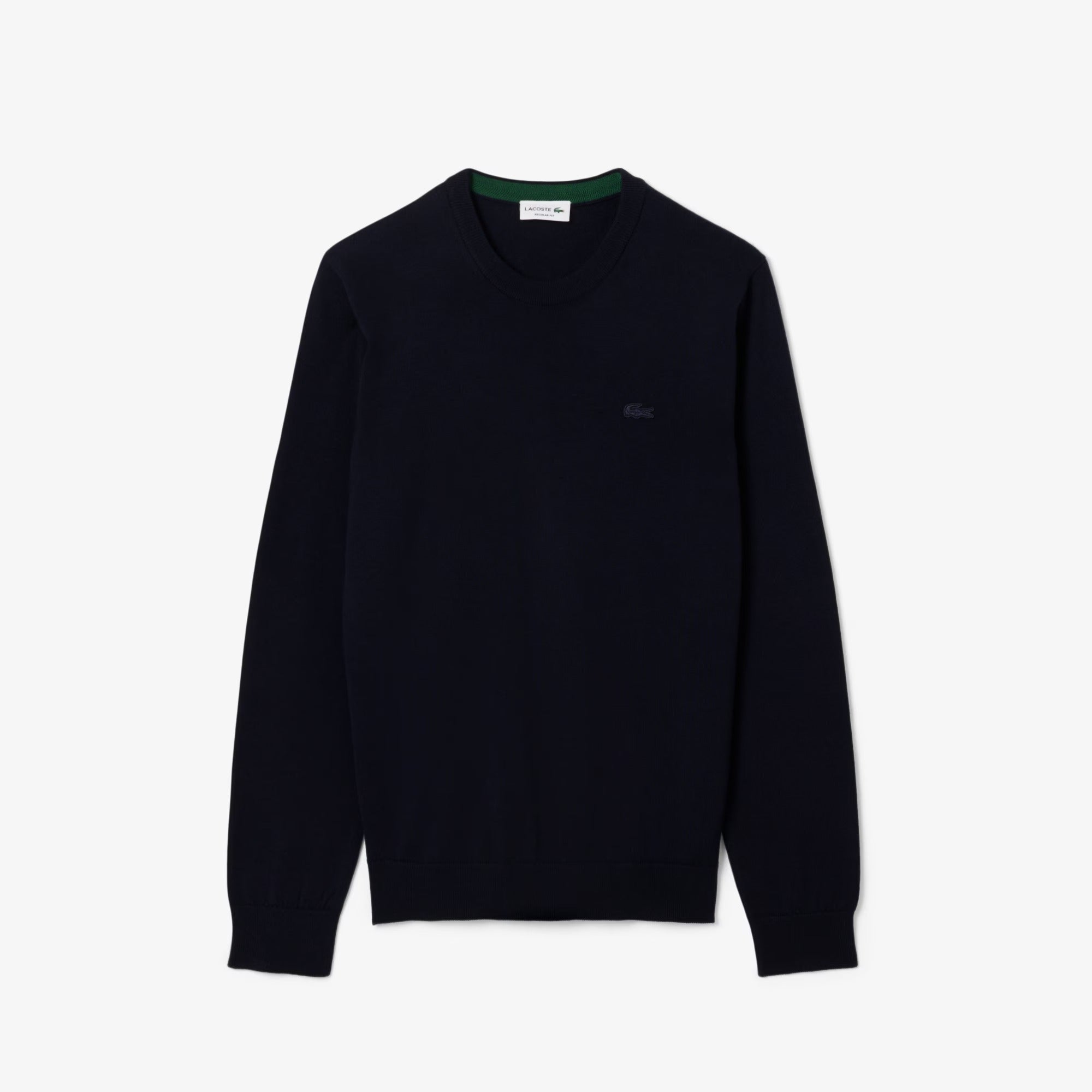 LACOSTE Pullover Uomo Lana Merino-Blu Navy