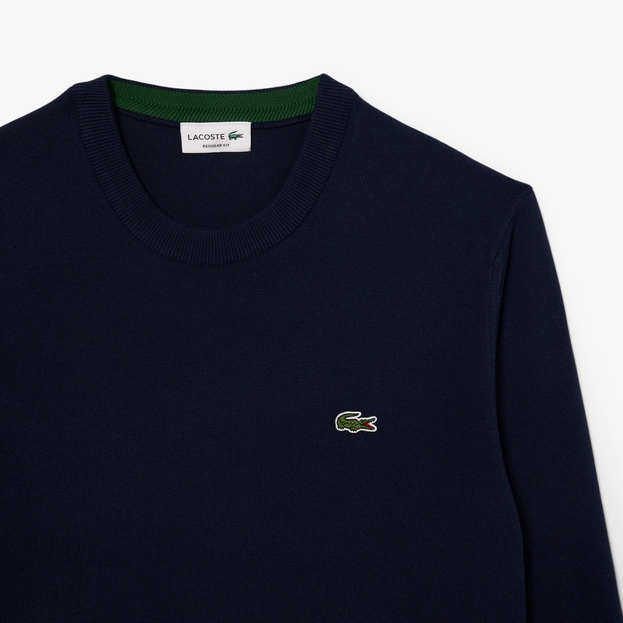 LACOSTE Pullover Uomo Cotone-Blu Navy